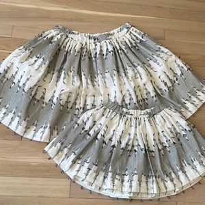 NWT Bonpoint matching Mother/ Daughter skirts